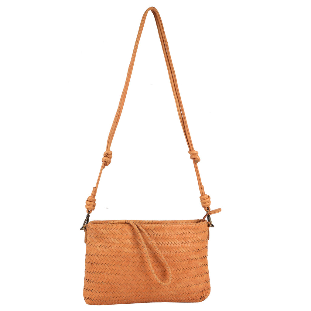 Hudson Leather Crossbody/Wristlet