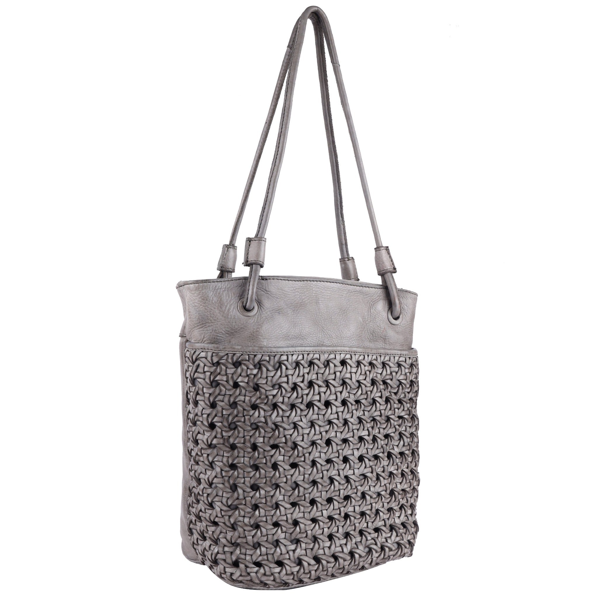 Clover Leather Tote/Shoulder Bag