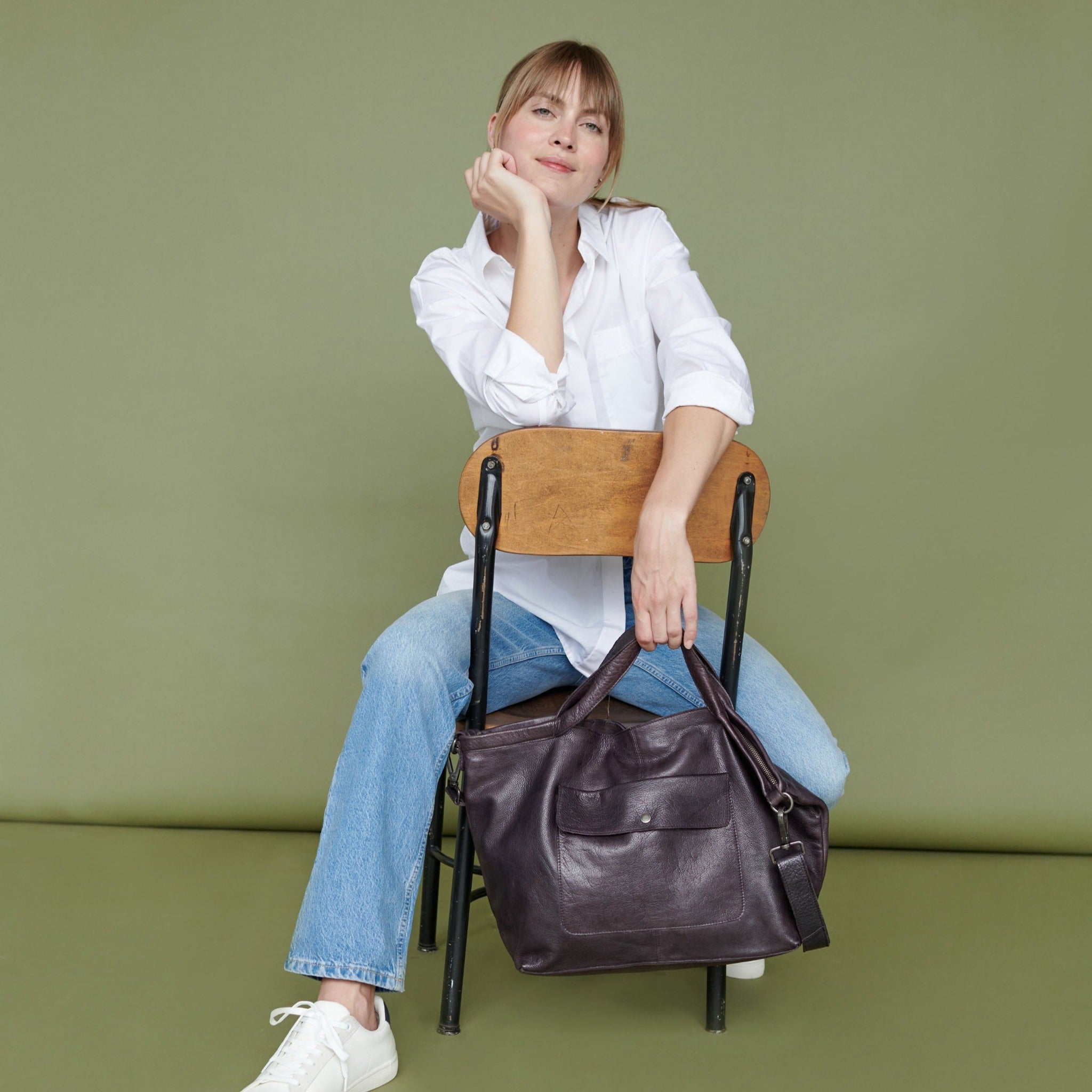 Colin Leather Tote/Crossbody