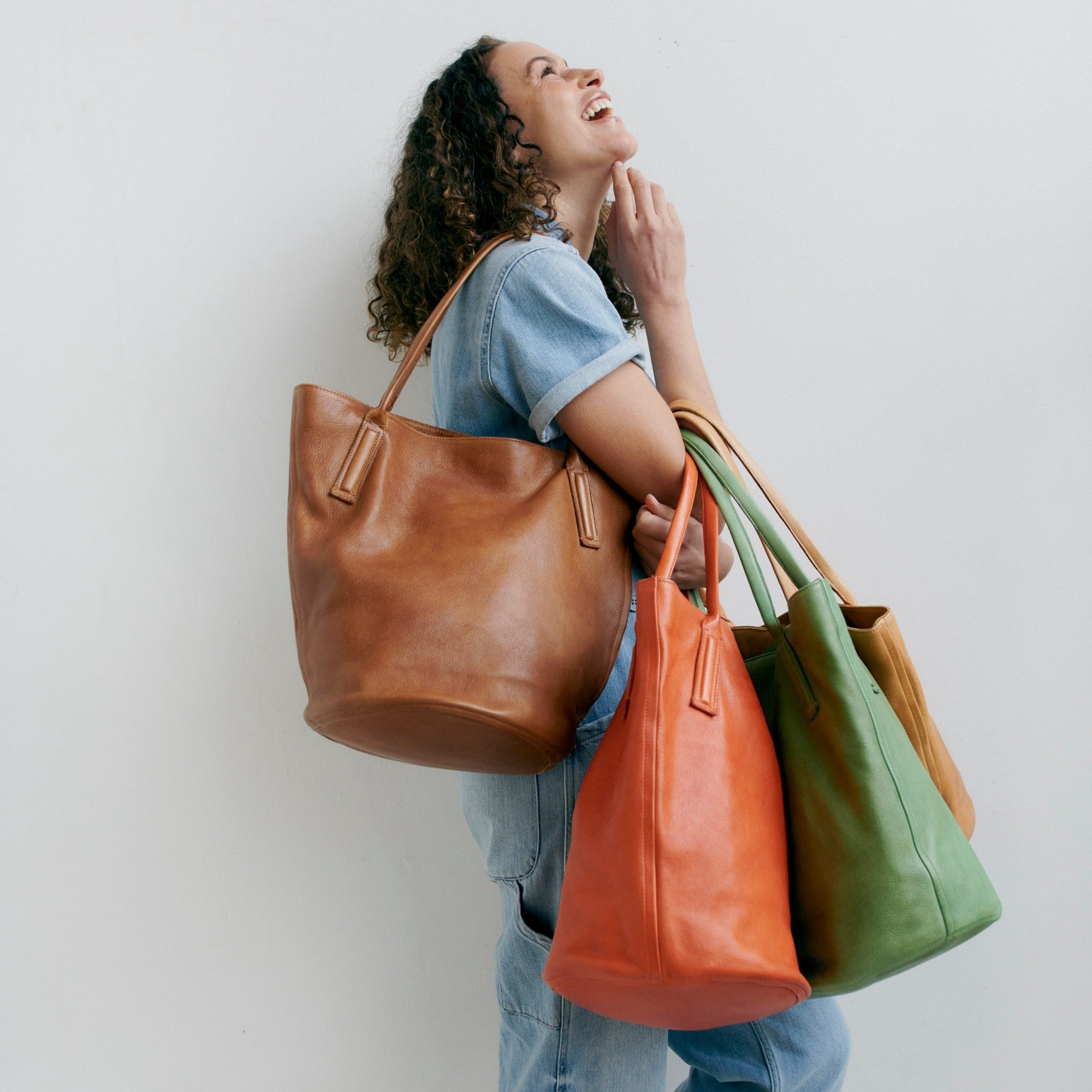 Miles Leather Tote