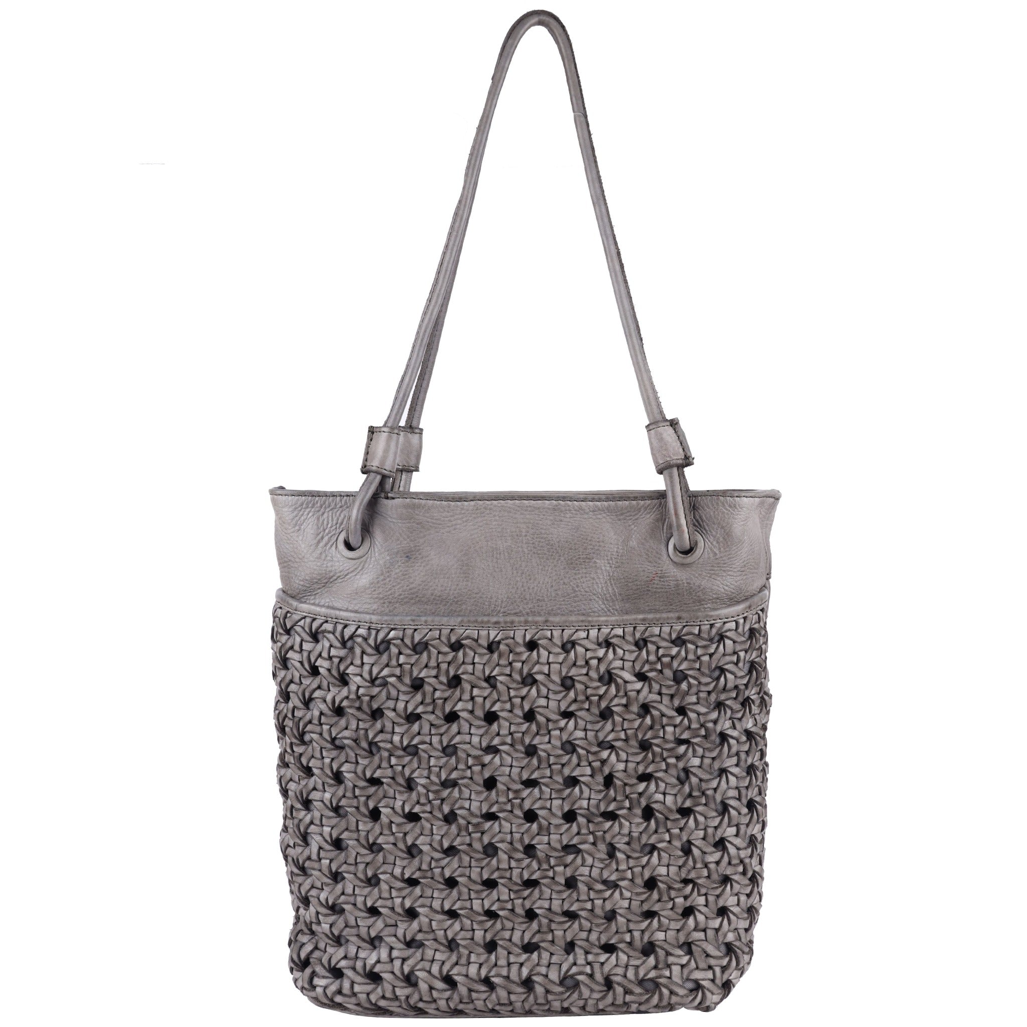 Clover Leather Tote/Shoulder Bag