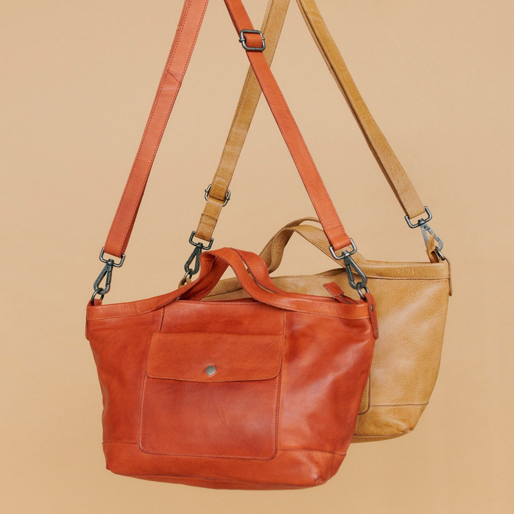 Claire Leather Tote/Crossbody