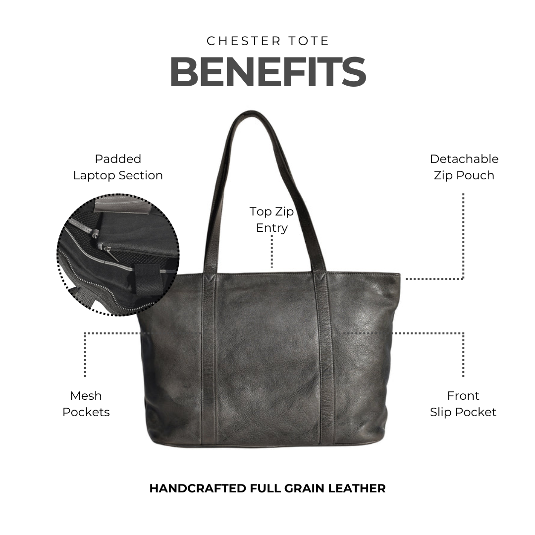 Chester Leather Tote