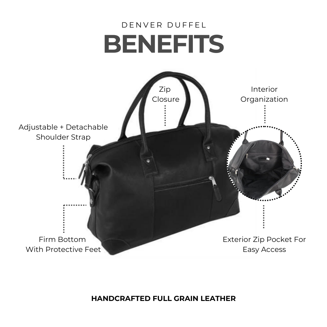 Denver Leather Duffel