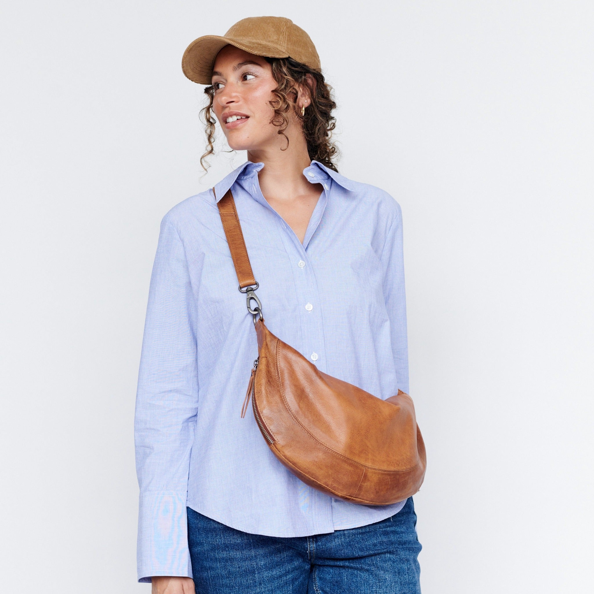 Callie Leather Sling Bag/Crossbody Bag
