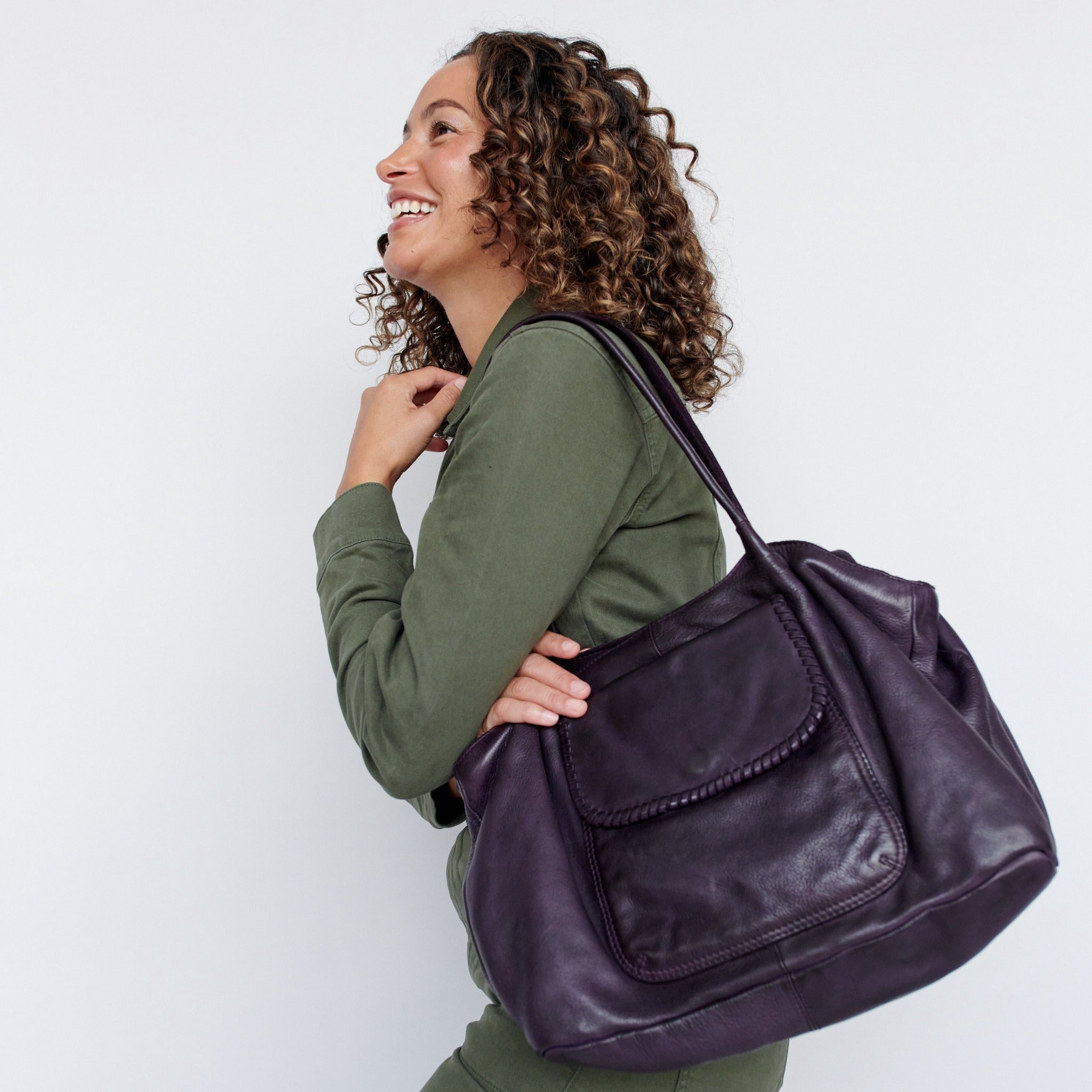 Ellison Leather Shoulder Bag
